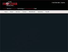 Tablet Screenshot of newfrontierimaging.com